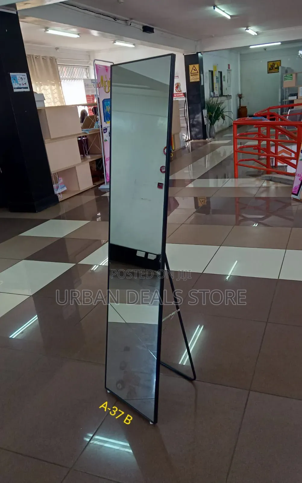 Executive Black Dressing Mirror