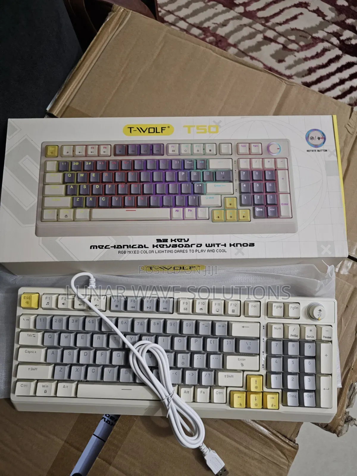 Backlit Keyboard T-Wolf 85% Mechanical Keyboards Wired
