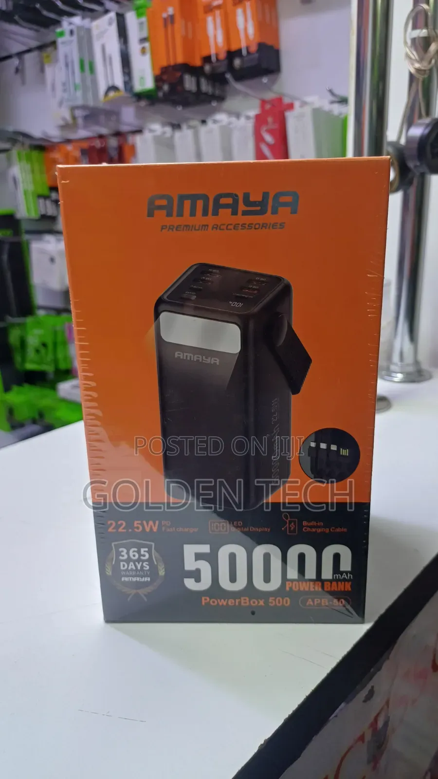 Amaya PowerBox 500 APB-50 50000mAh, 22.5W PD Fast Charging Powerbank