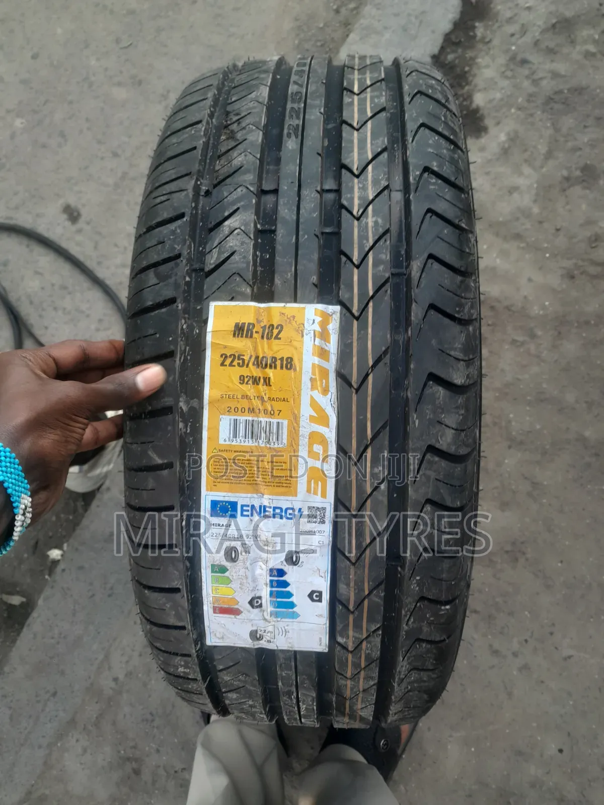 225/40r18 Mirage Tyres High-Quality Brand New