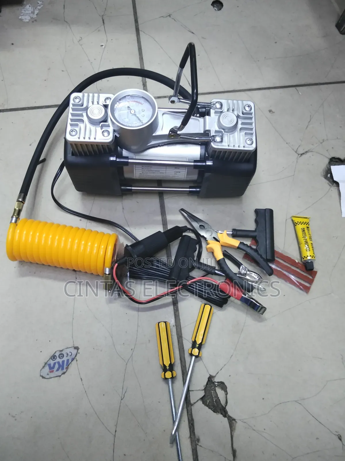 Portable 2 Cylinder Air Compressor