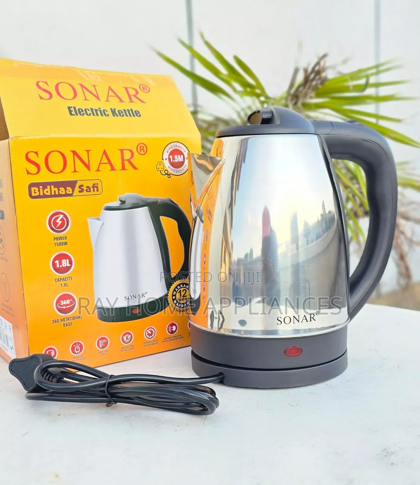 1.8litres Electric Cordless Kettle