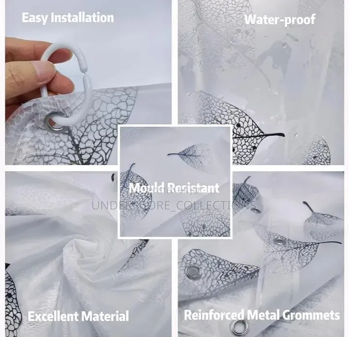 Floral Shower Curtains Size 180*200cm