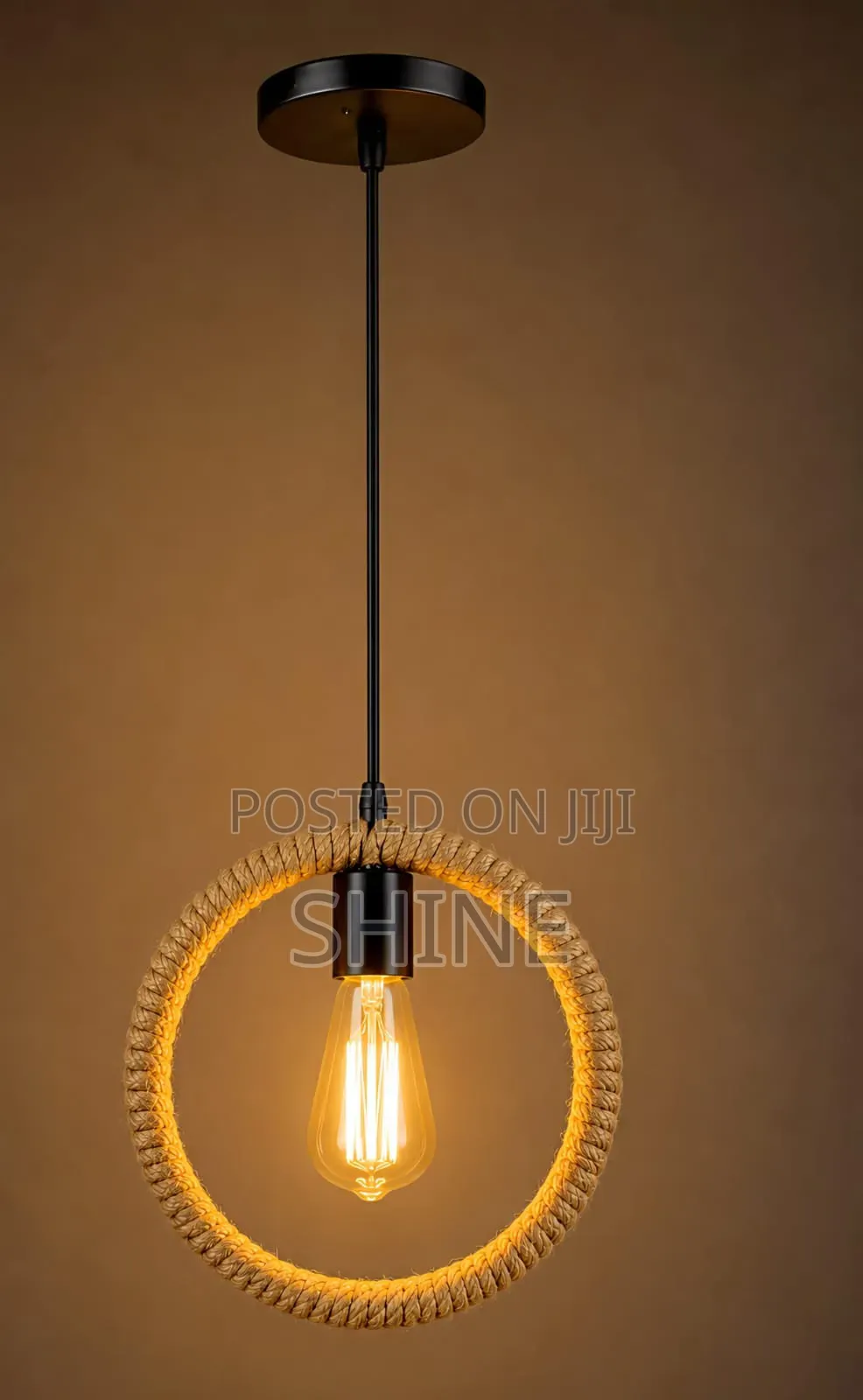 Hemp Rope Hanging  Lights
