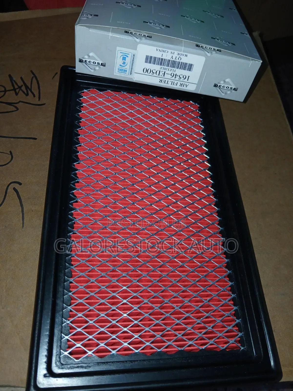 16546-Ed500 – Nissan Note / Tiida / Wingroad / Ad / March – Air Filter