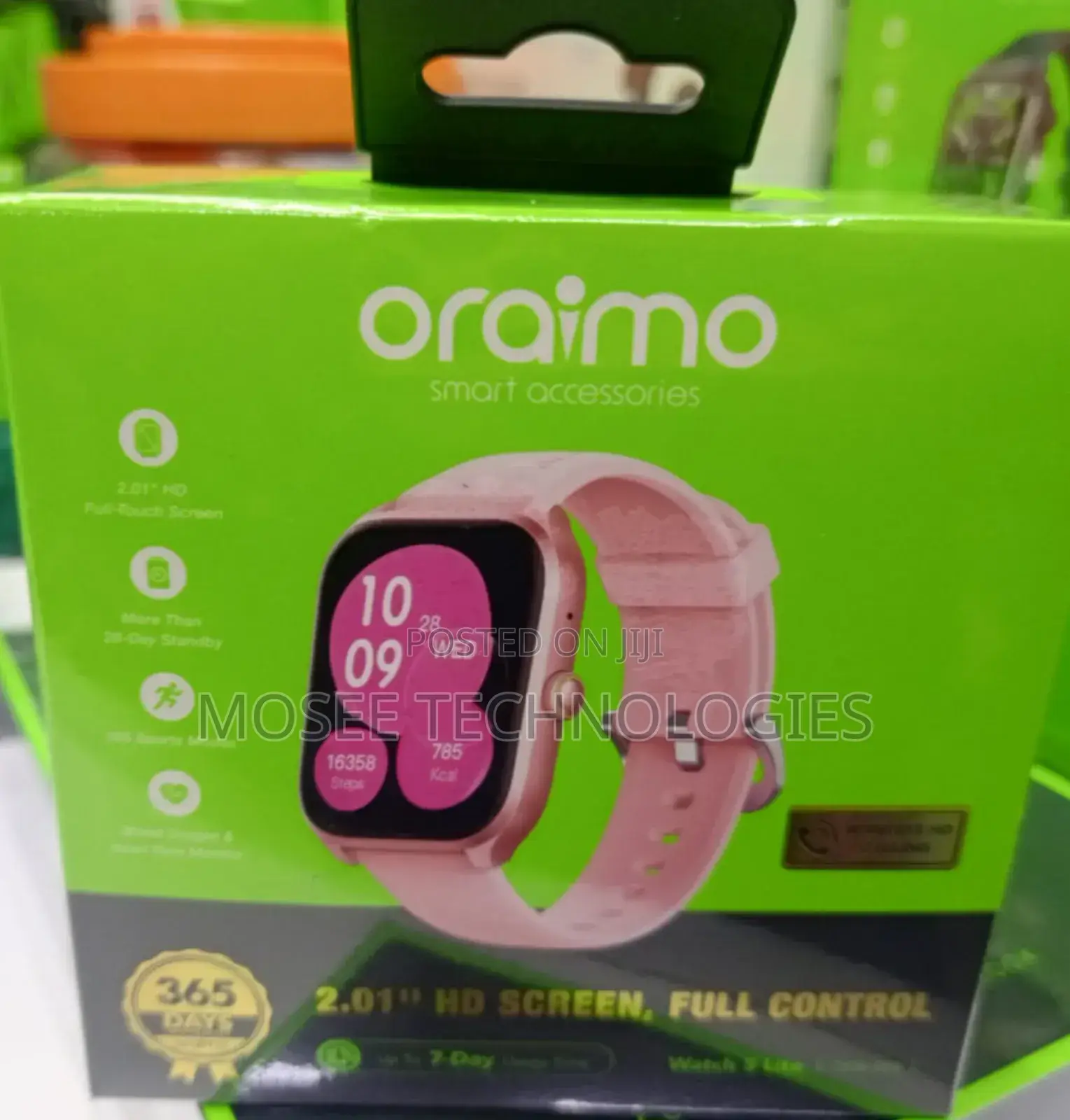 Oraimo HD Full-Touch Fitness Smart Watch With Multiple Sports Modes