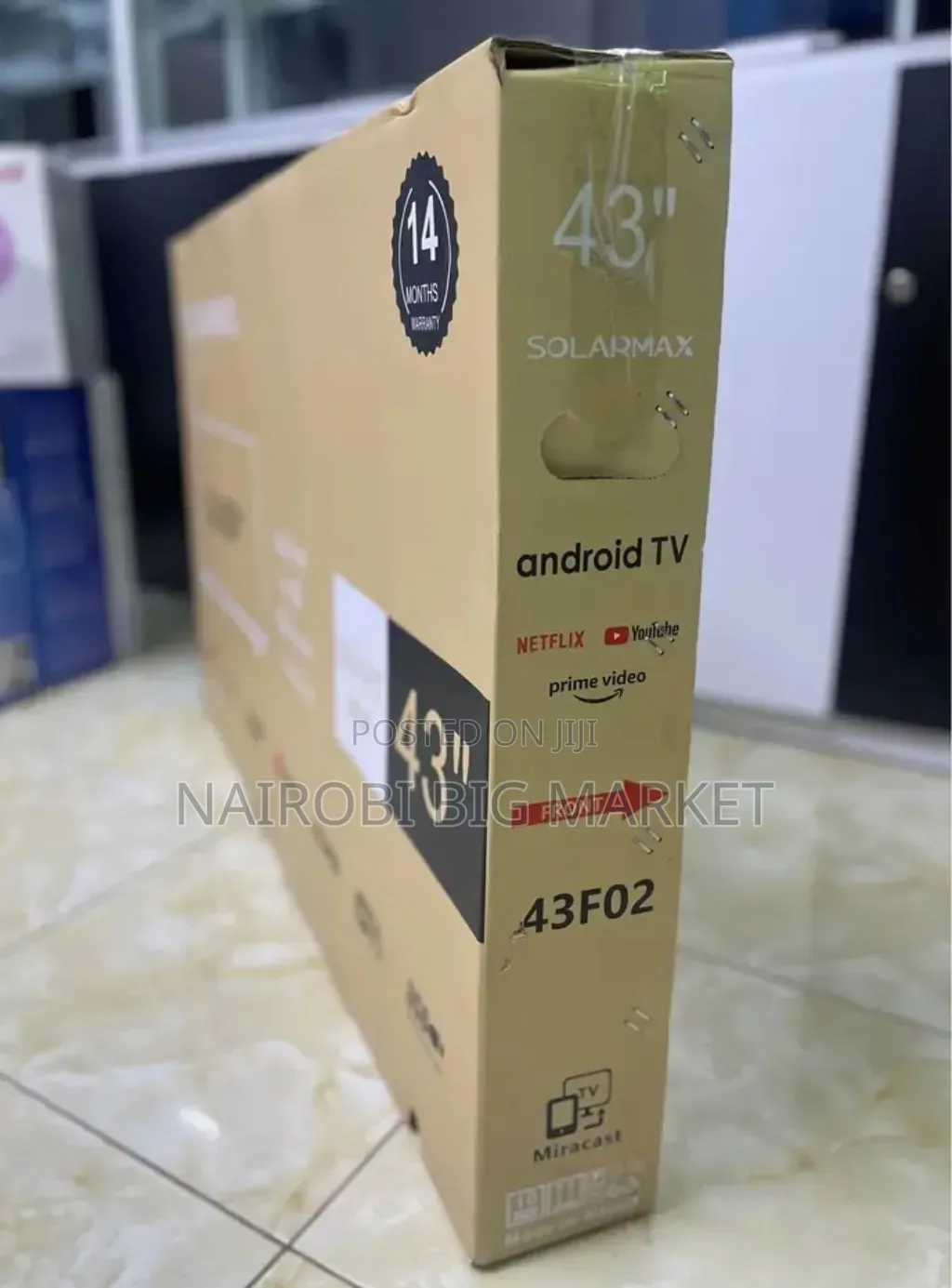 Solarmax 43 Inch Android TV 43F02