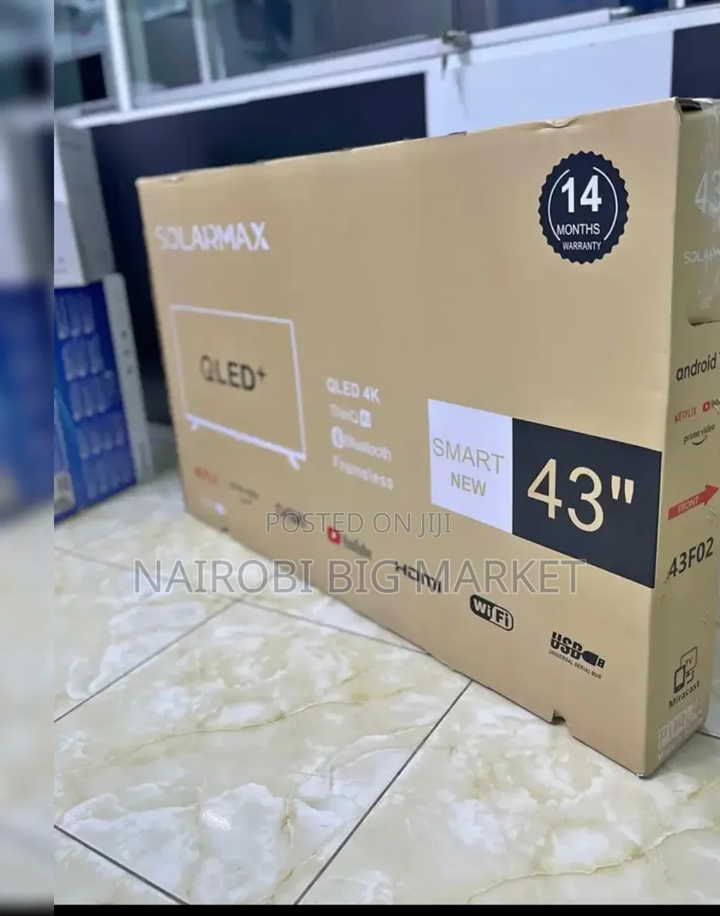 Solarmax 43 Inch Android TV 43F02
