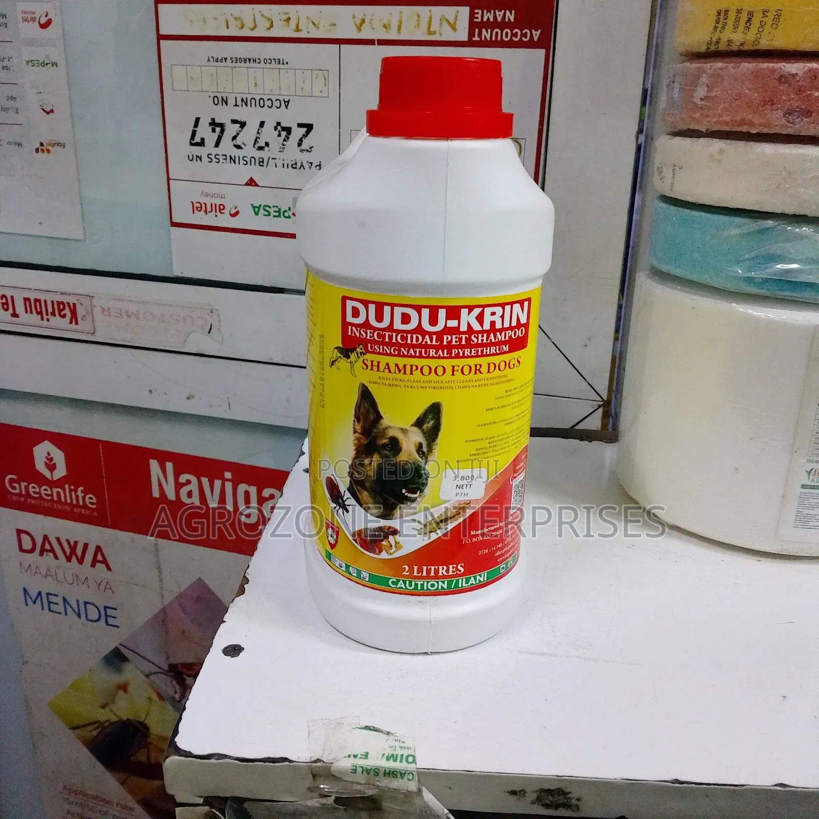 Dudu-Krin Insecticide Pet Shampoo 2liter