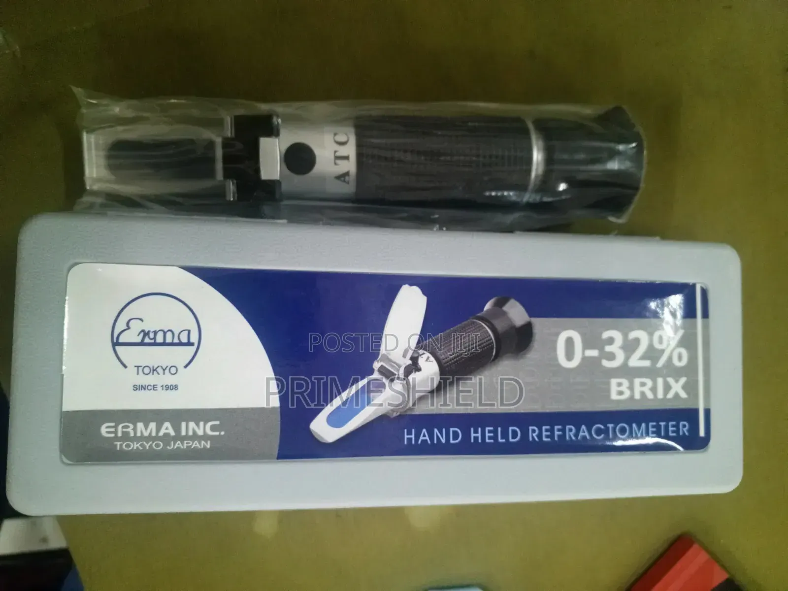 ERMA Japan 0–32% Brix Handheld Refractometer | Sugar QC Meter
