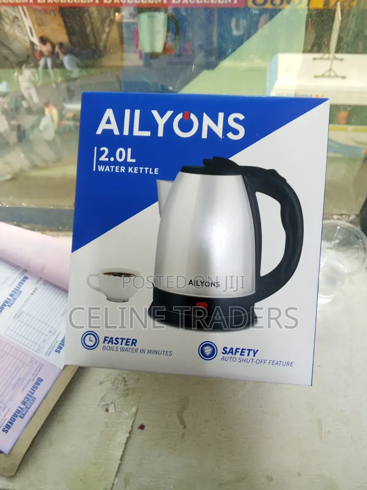 Ailyons Electric Kettle – Modern Kitchen Water Boiler