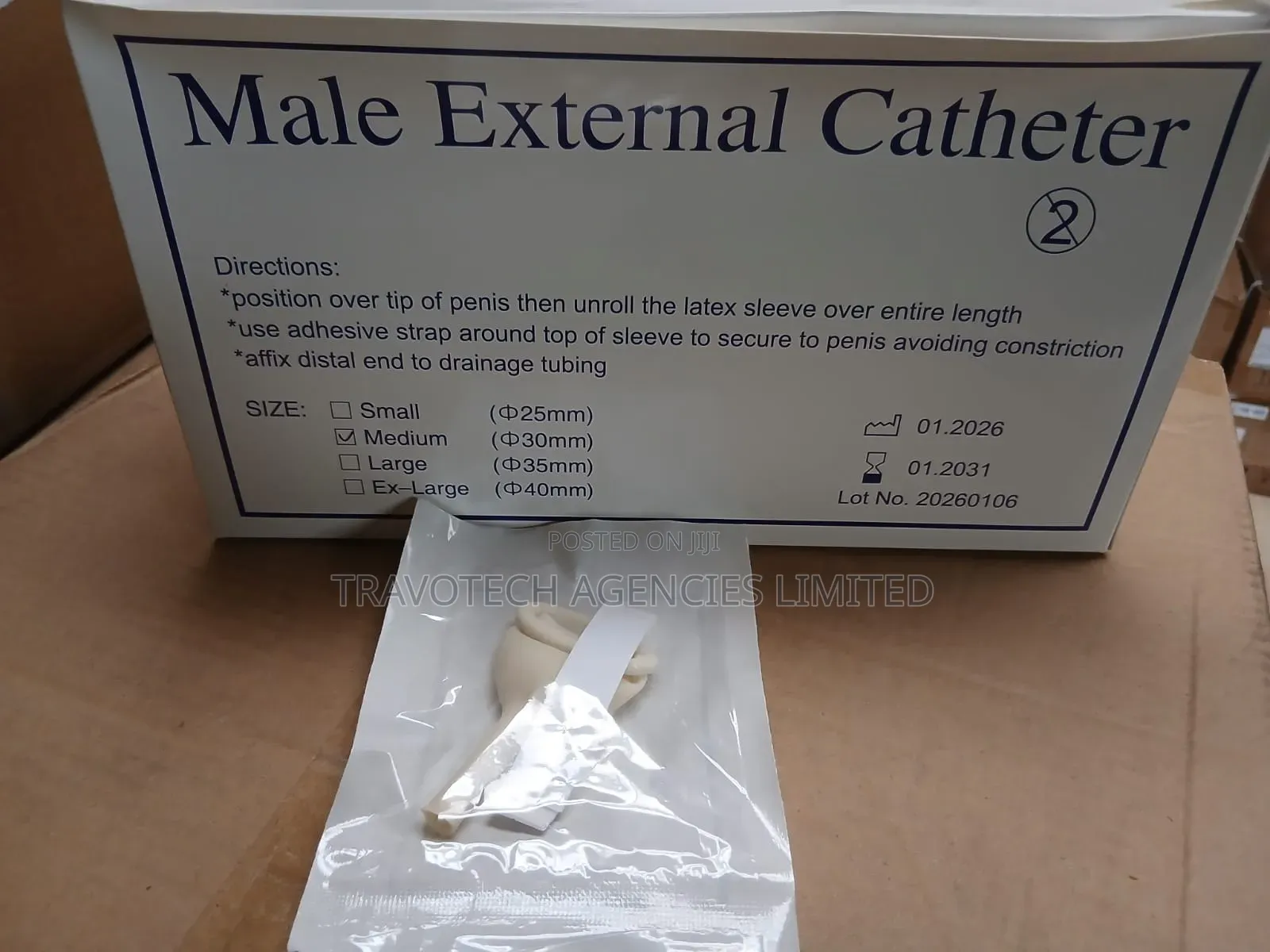 Male External Catheters Pack of 50pcs