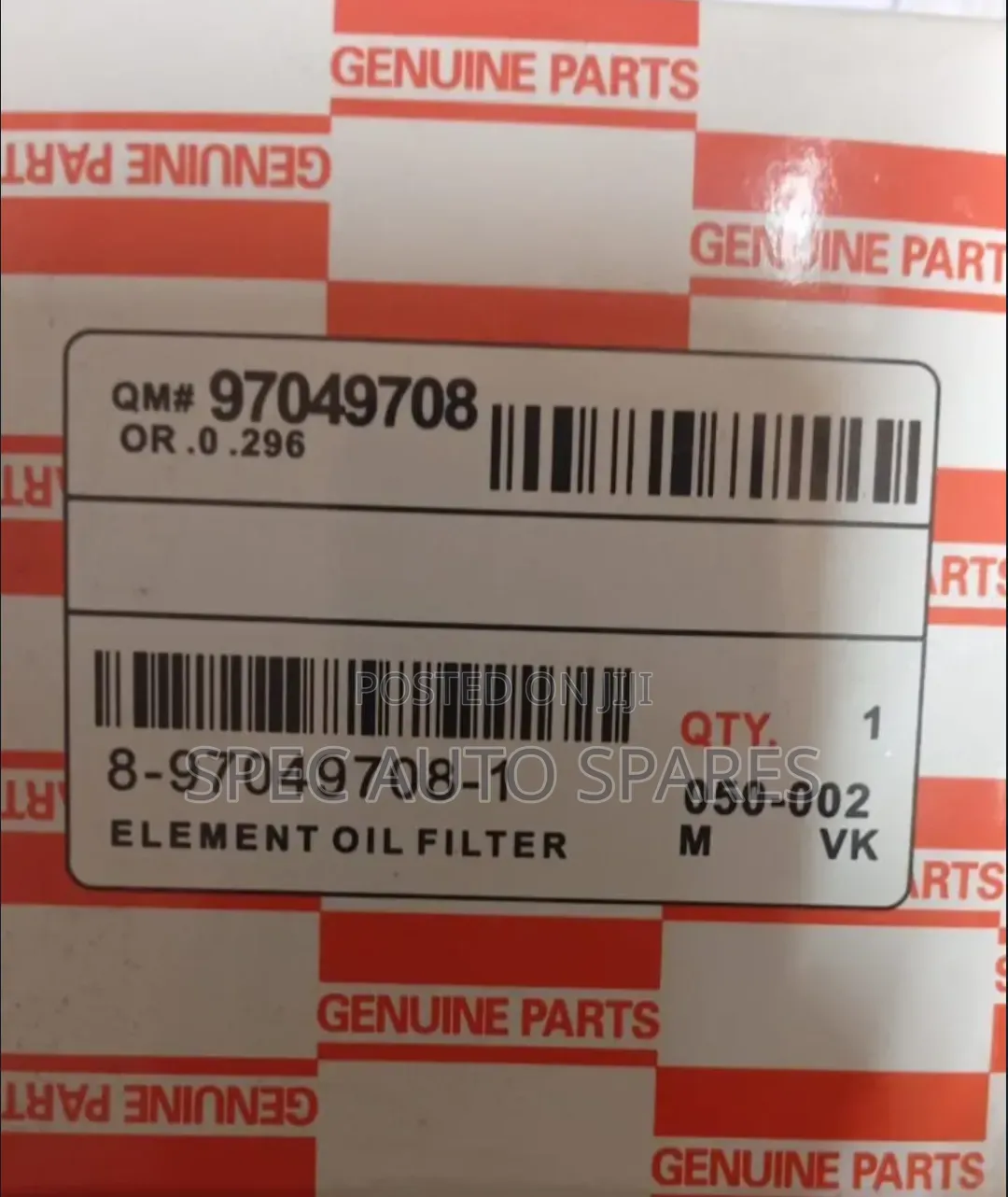 Oil Filter Isuzu TFR D Max Bighorn Trooper 4JA1