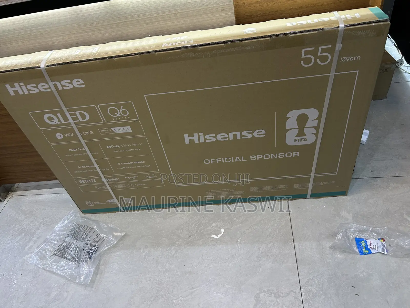 HISENSE 55” QLED 4k UHD -2026 Frameless