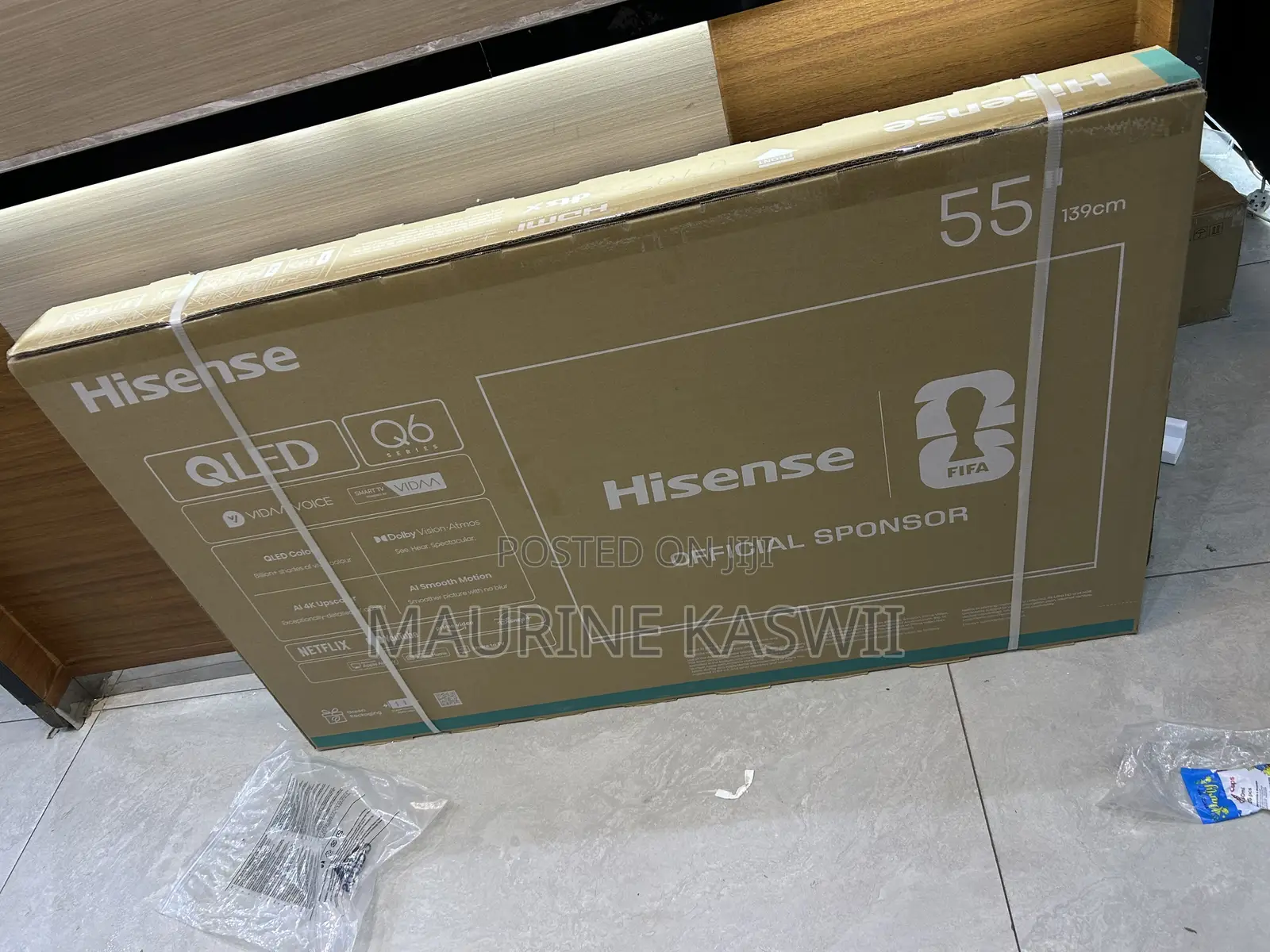 HISENSE 55” QLED 4k UHD -2026 Frameless