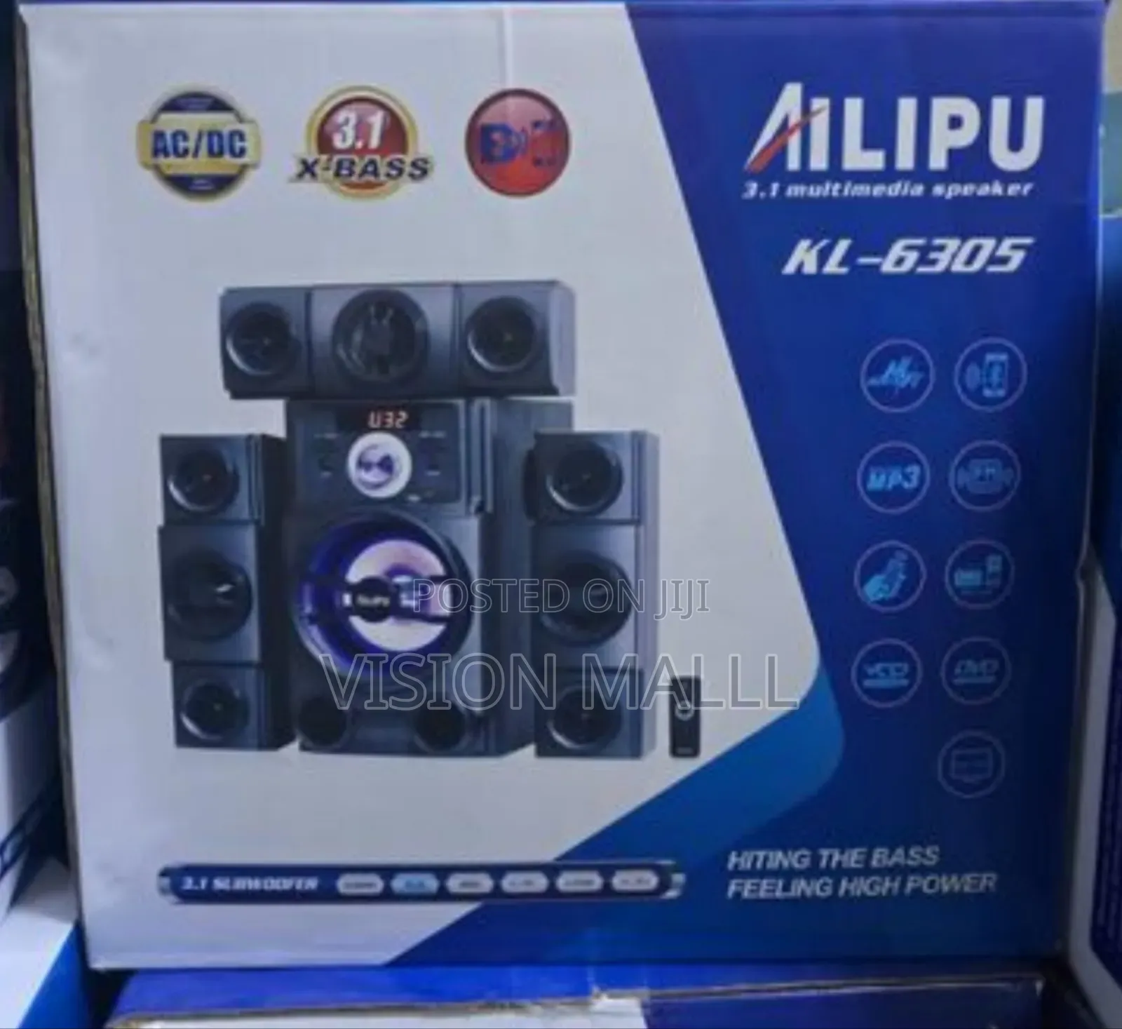 3.1ch Ailipu Homethearte Multimedia Speaker System Woofers