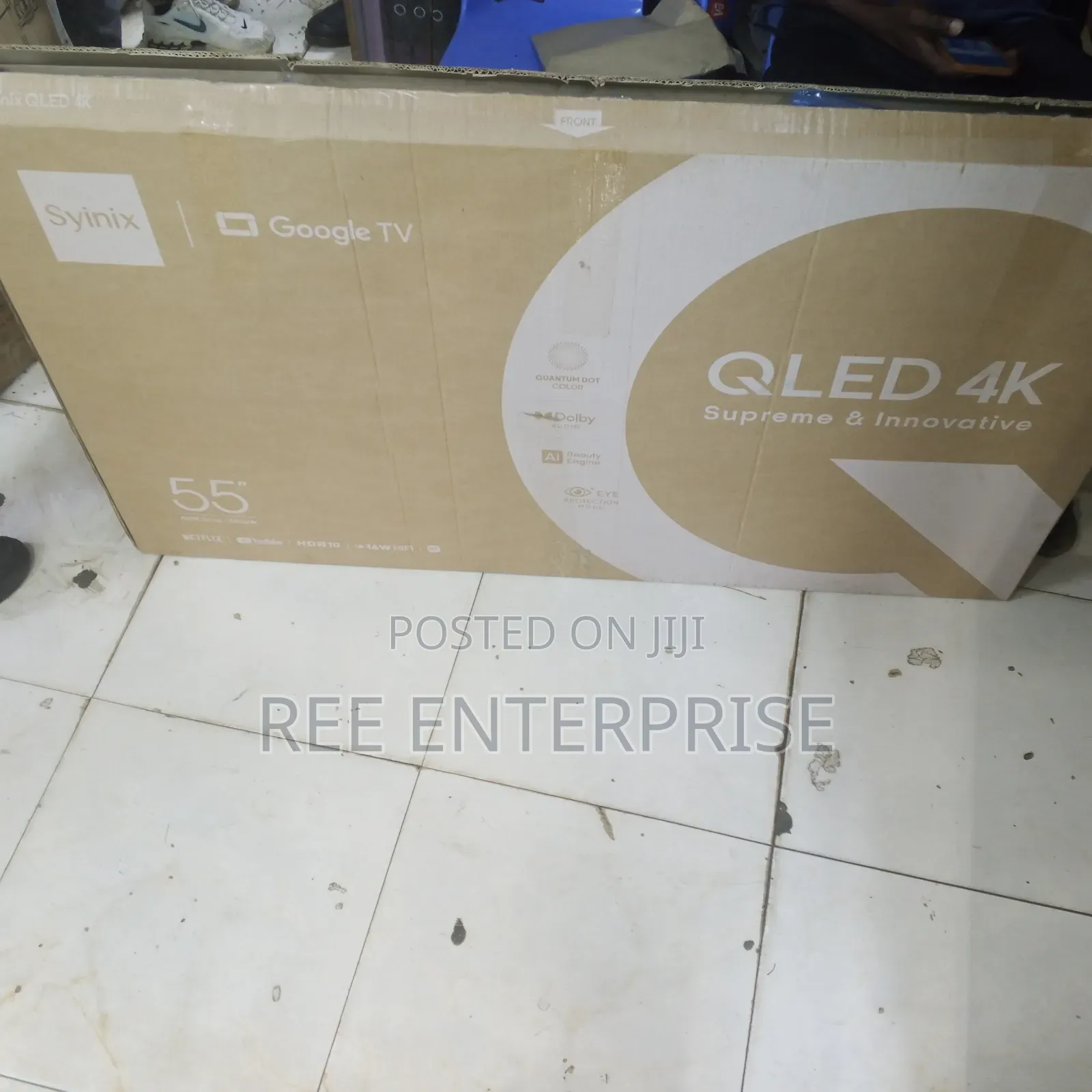 Syinix 55 Inch QLED 4k Google Smart TV