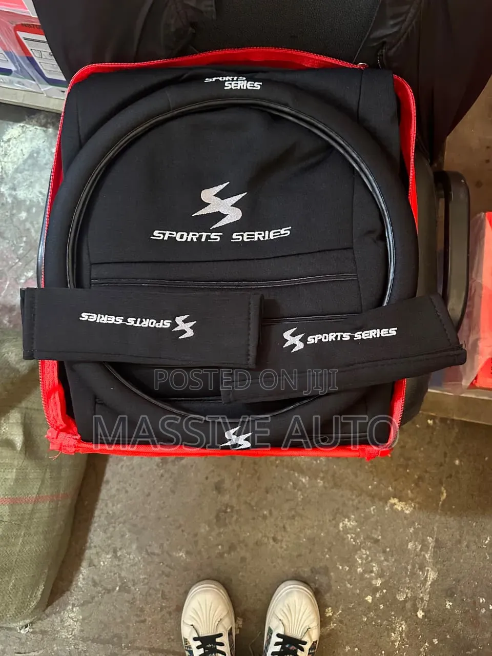 New Improved Fabric Sports Series Car Seats Covers, / Seats Covers