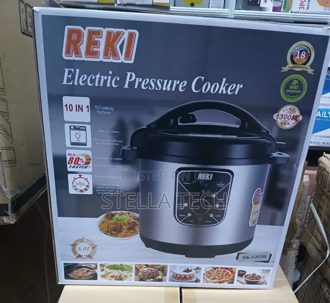 10 in 1,8 Litres Reki Pressure Cooker
