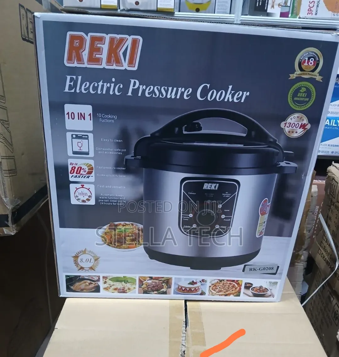 10 in 1,8 Litres Reki Pressure Cooker