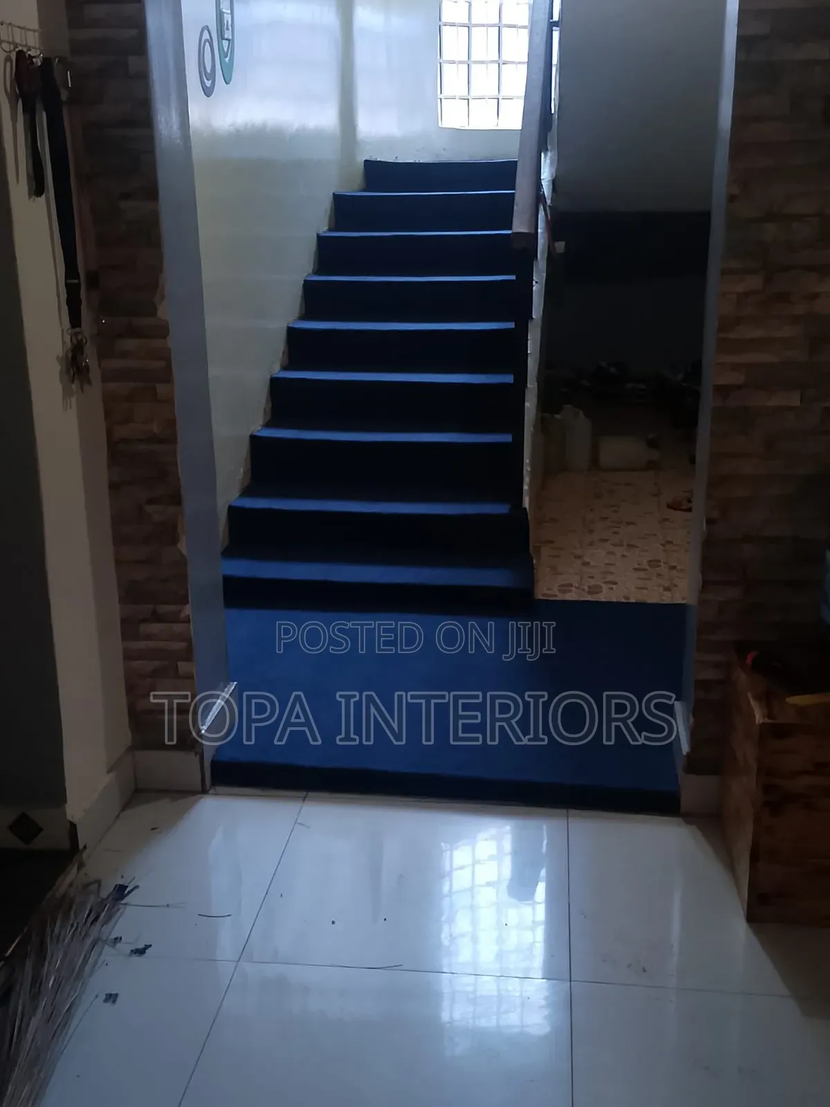 Navy Blue Church Altar Carpets Installation of Wall to Wall Carpets
