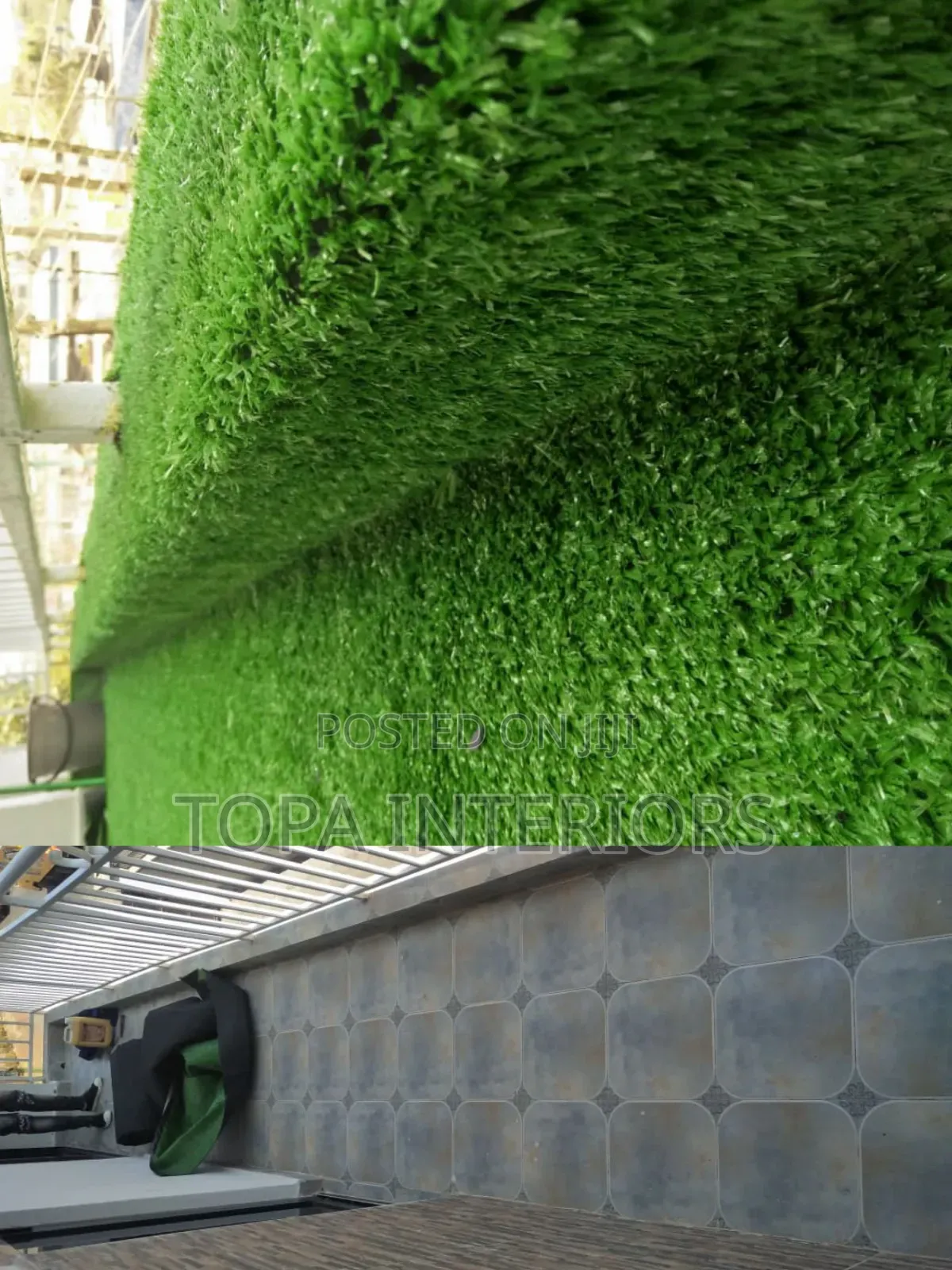 Short Grass 10mm Thick Artificial Balcony Garden Grass Carpets