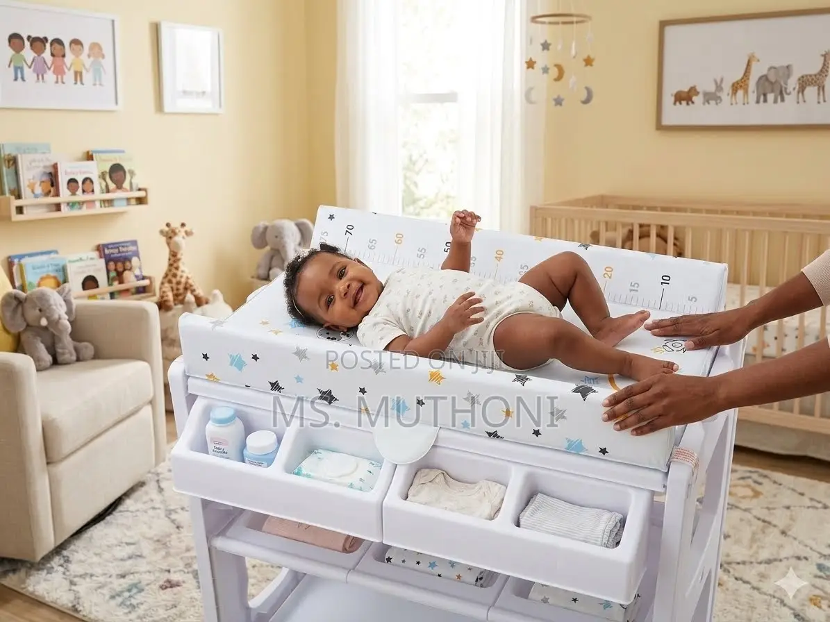 Multi-Functional Baby Changing and Bath Station:
