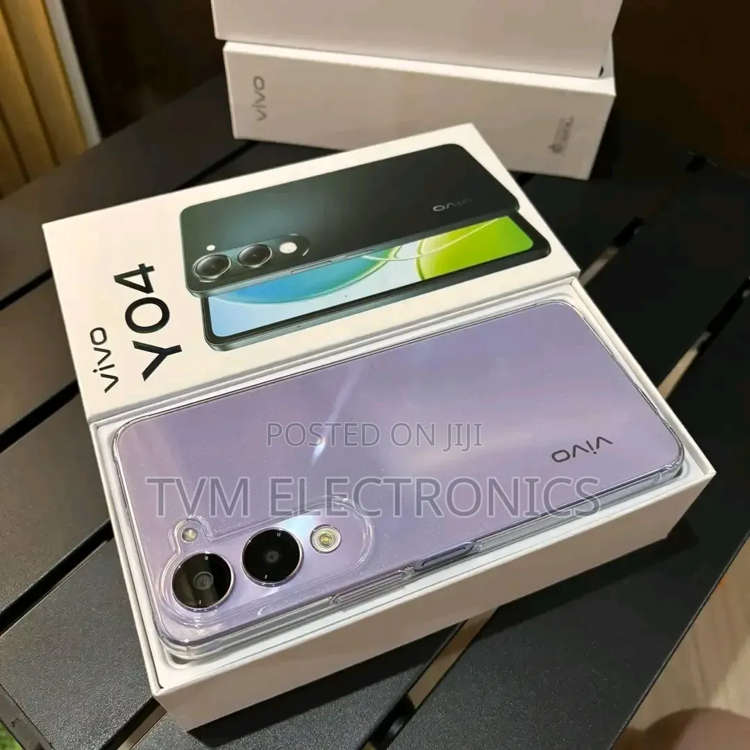 New Vivo Y04 128 GB Black
