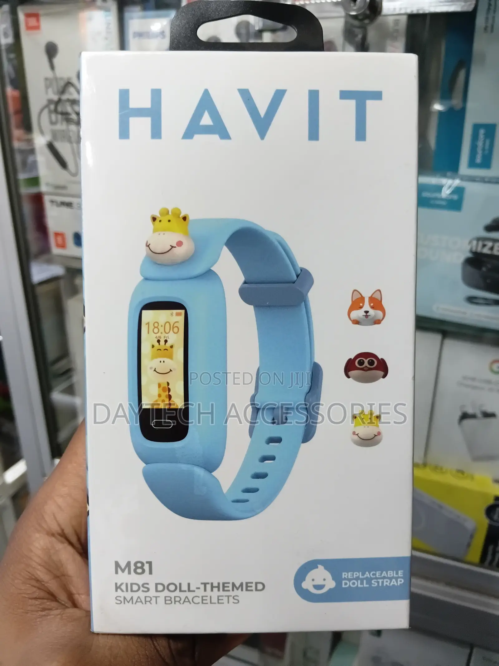 The Havit M81 Kids Doll-Themed Smart Bracelet Smartwatch.