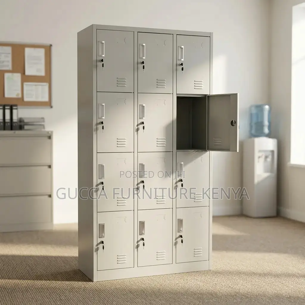 12-Locker Cabinet.
