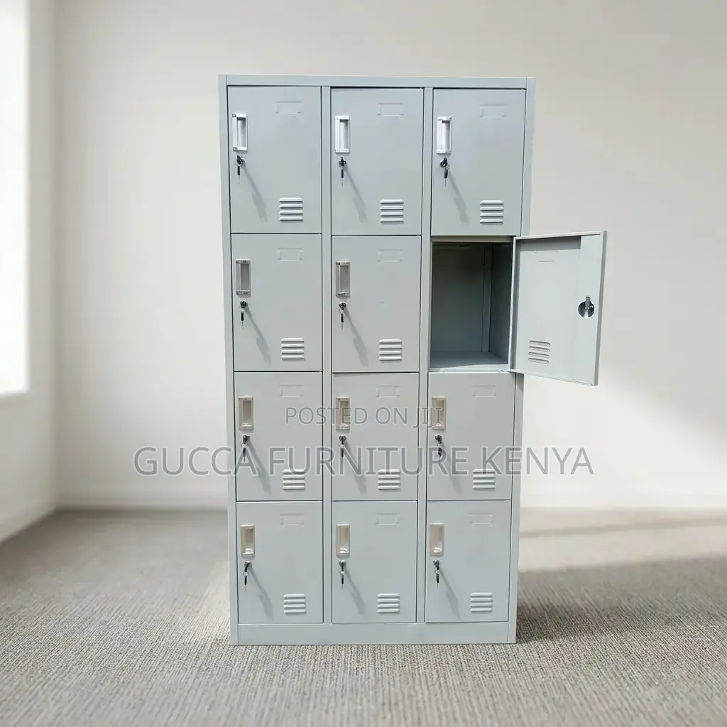 12-Locker Cabinet.