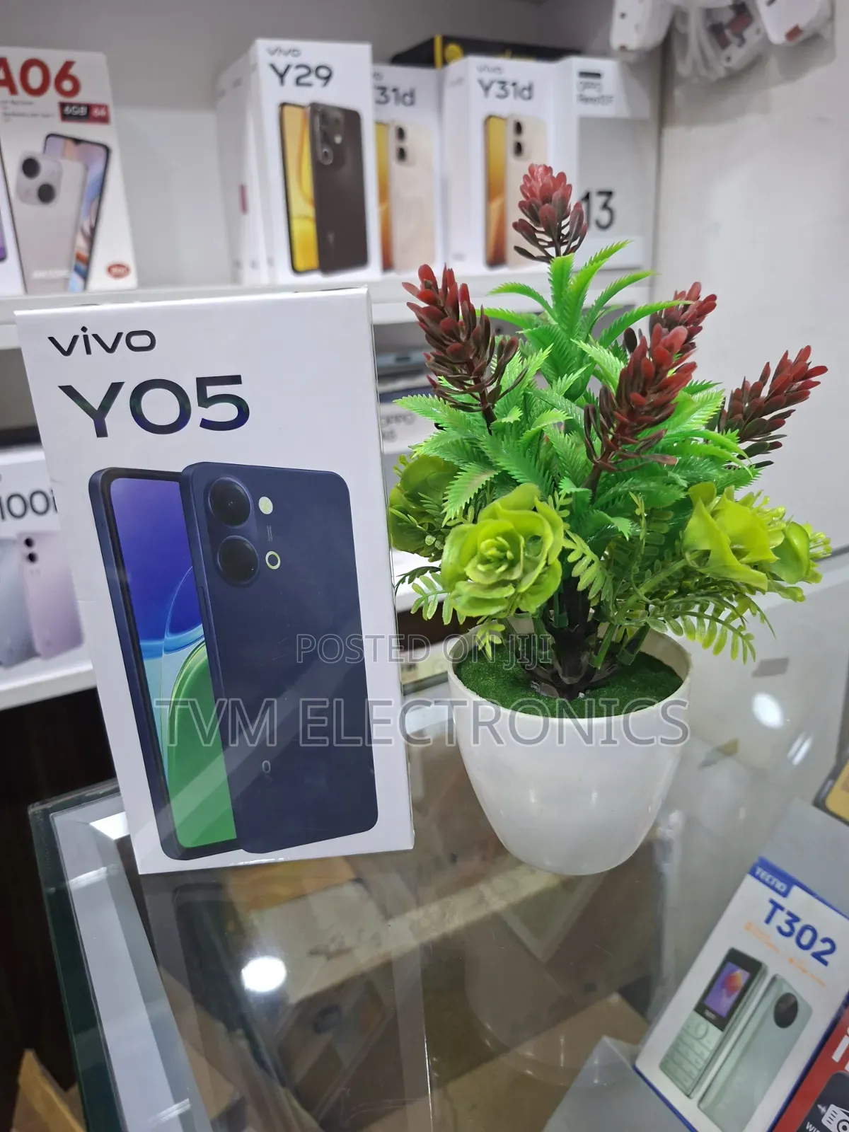New Vivo Y05 128 GB Black
