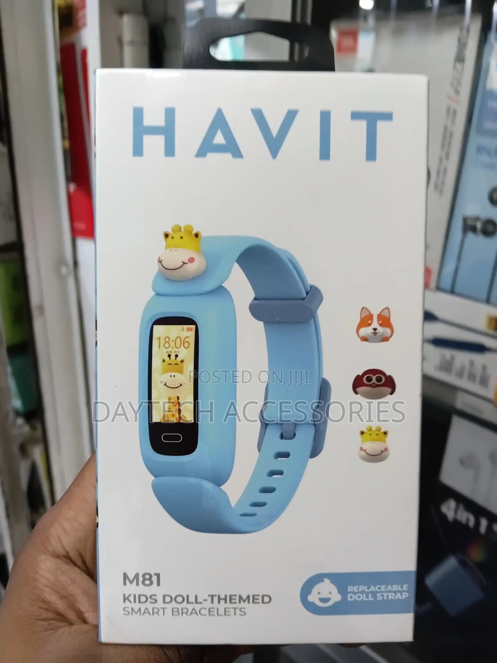 Havit M81 Kids Smart Watch Bracelet - Blue