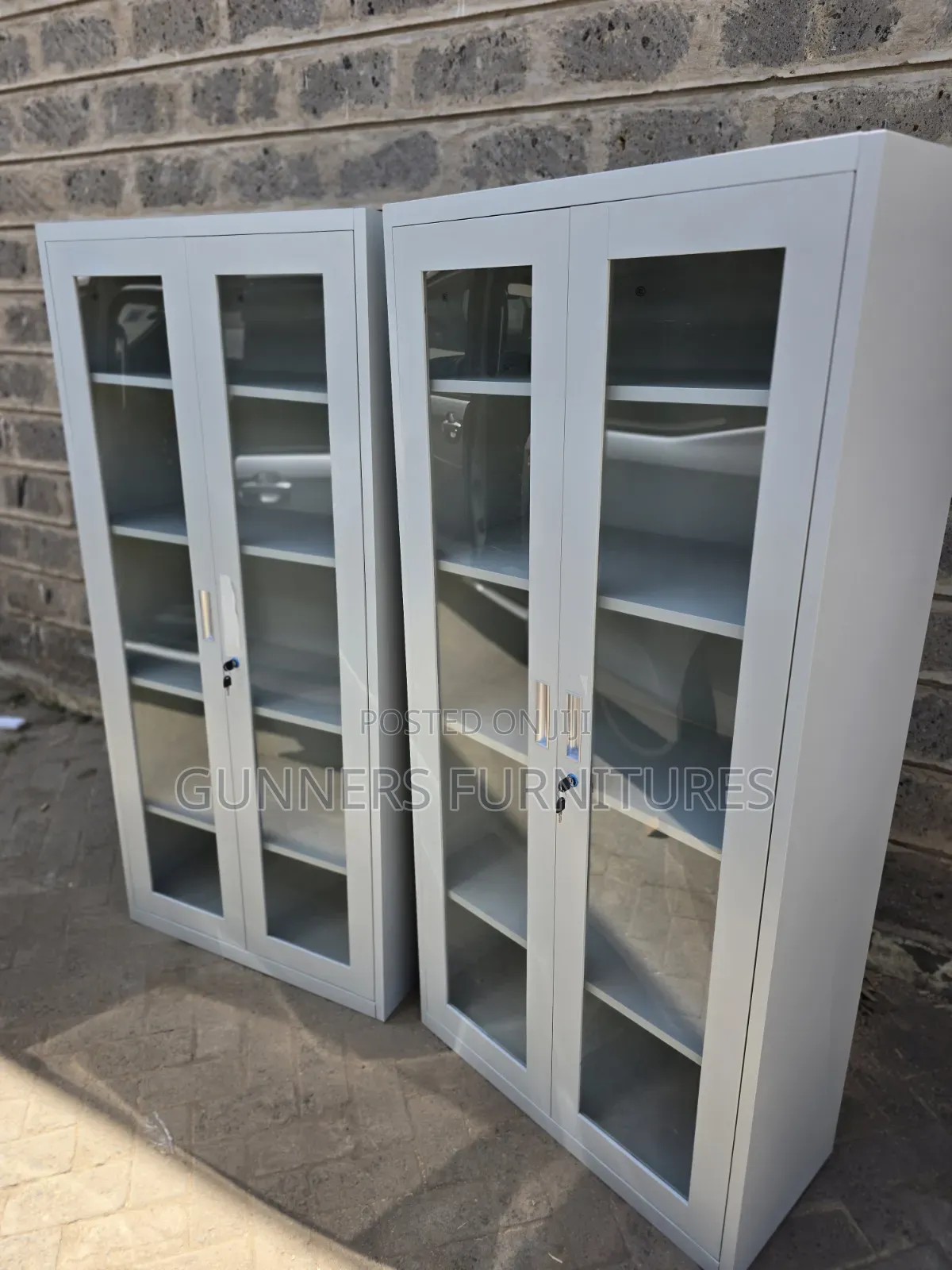 Full Glass Filing Cabinet
