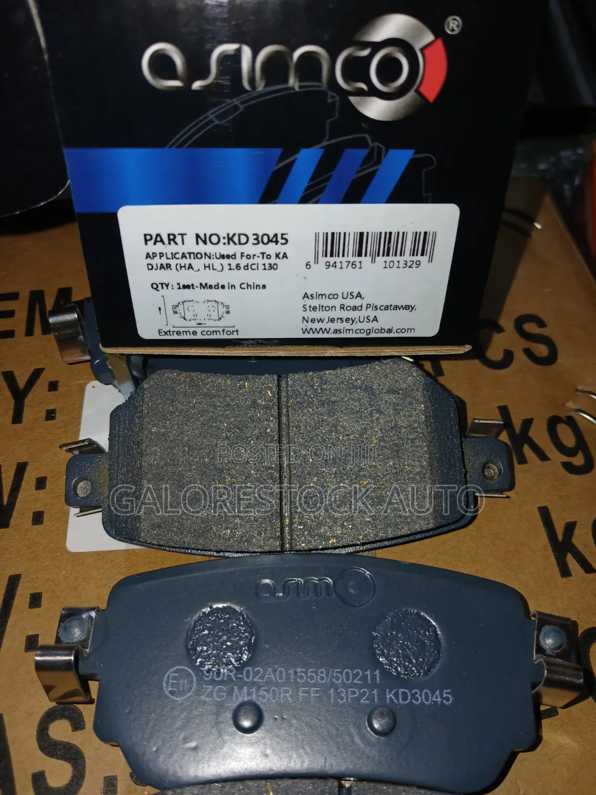 KD3045 ASIMCO–Rear Brake Pads – Nissan Qashqai J11 / X-Trail /Renault