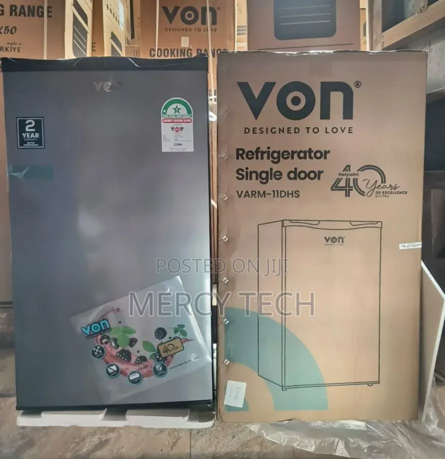 Von 90L Single Door Refrigerator