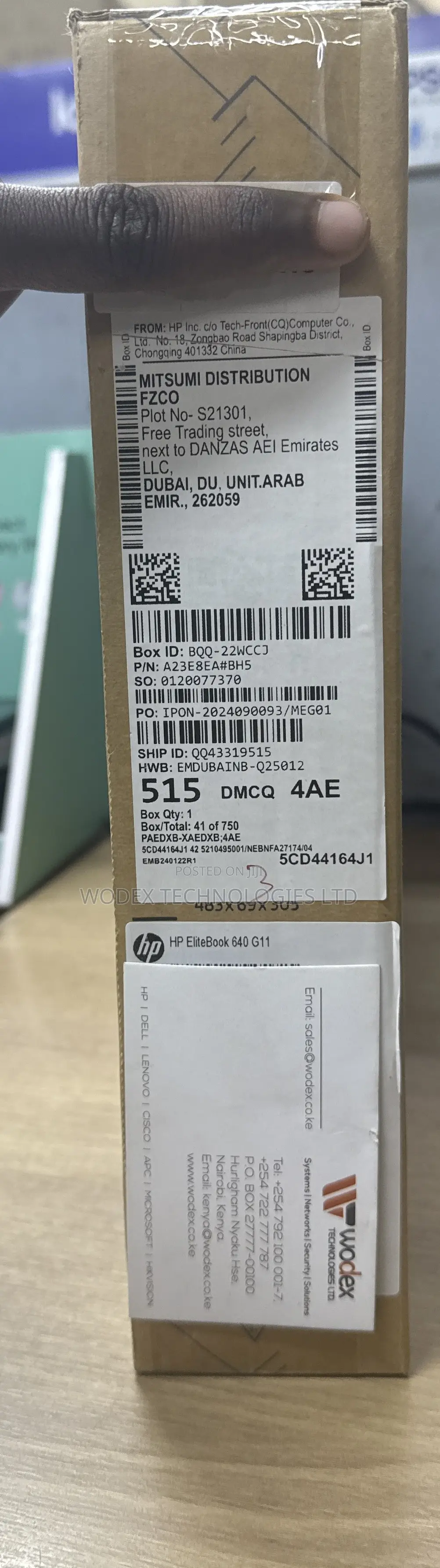 New Laptop HP EliteBook 640 G11 16GB Intel Core Ultra 7 SSD 1T