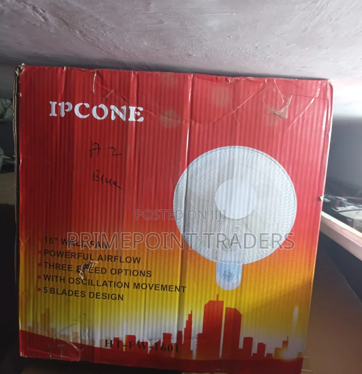 Wall Fan 16 Inch,Ipcone High-Performance Wall Fan