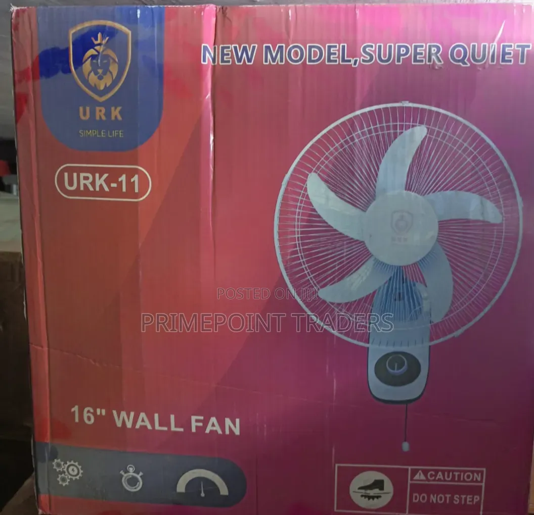 URK 16-Inch Wall Fan – Powerful Airflow