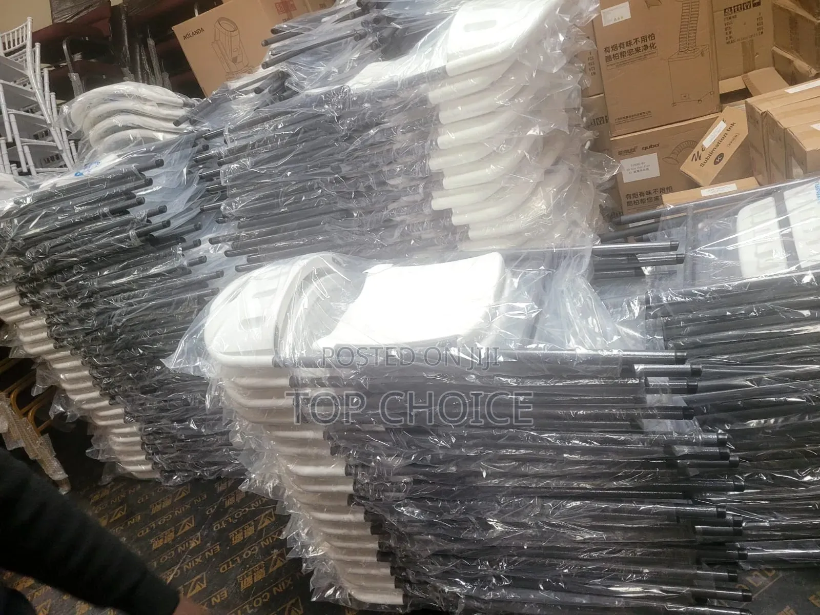 White Folding Chairs for Events & Churches