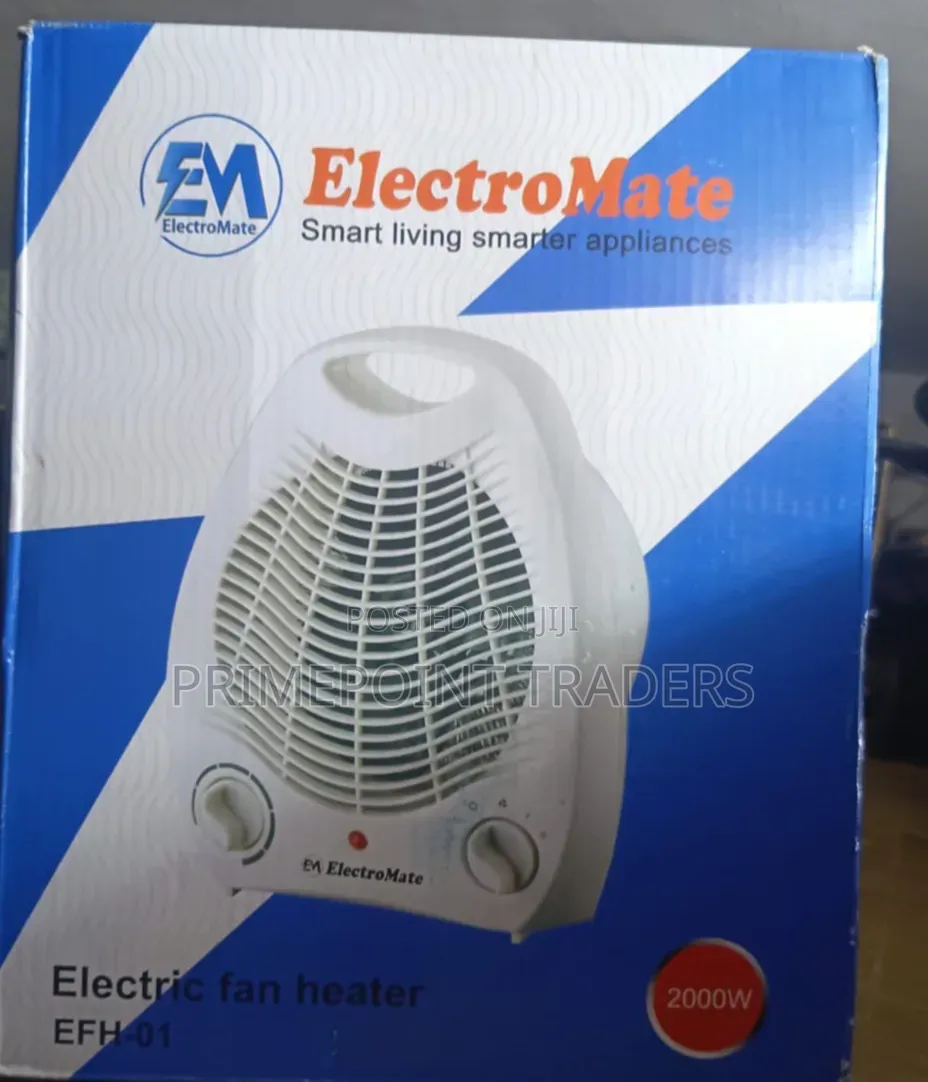 Electromate Portable Fan Heater – Powerful Room Heating