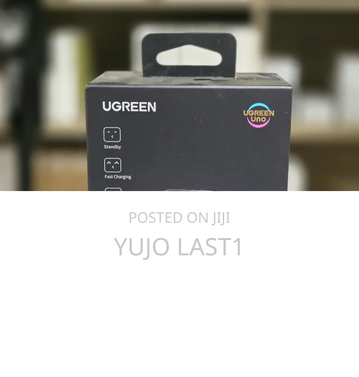 Ugreen Uno Robot 65W 3-Port GaN Fast Charger UK Grey – CD361