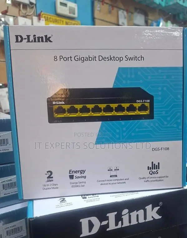 Dlink DGS F108 8port Gigabit Desktop Switch
