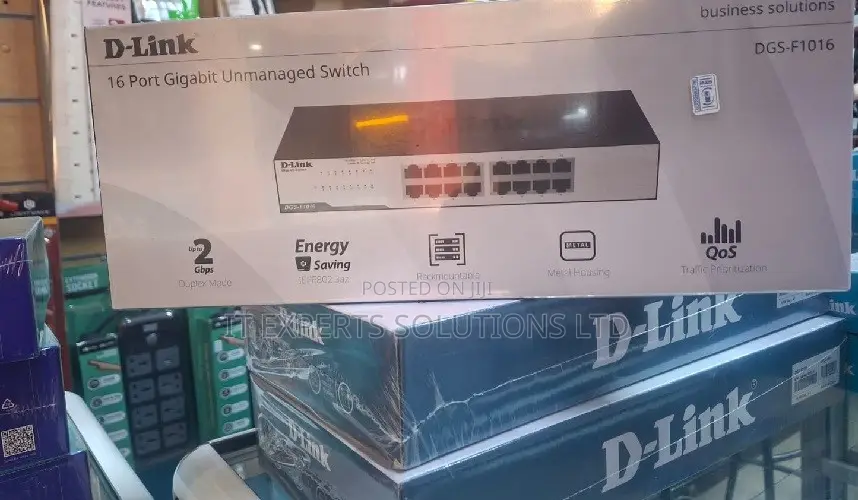 D-Link DGS-F1016, 16-Port Gigabit Unmanaged Switch