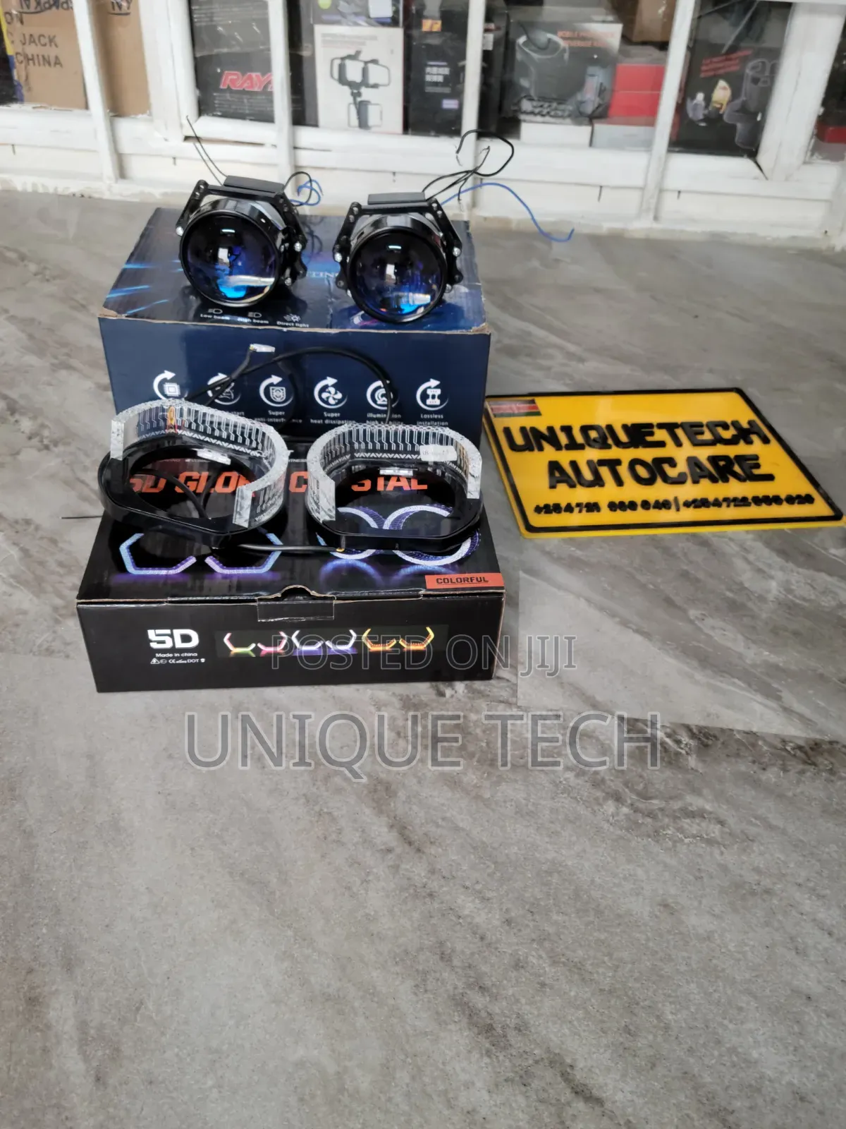 5D Glory Ring 2.5 Inch With Bi LED Projector Headlights