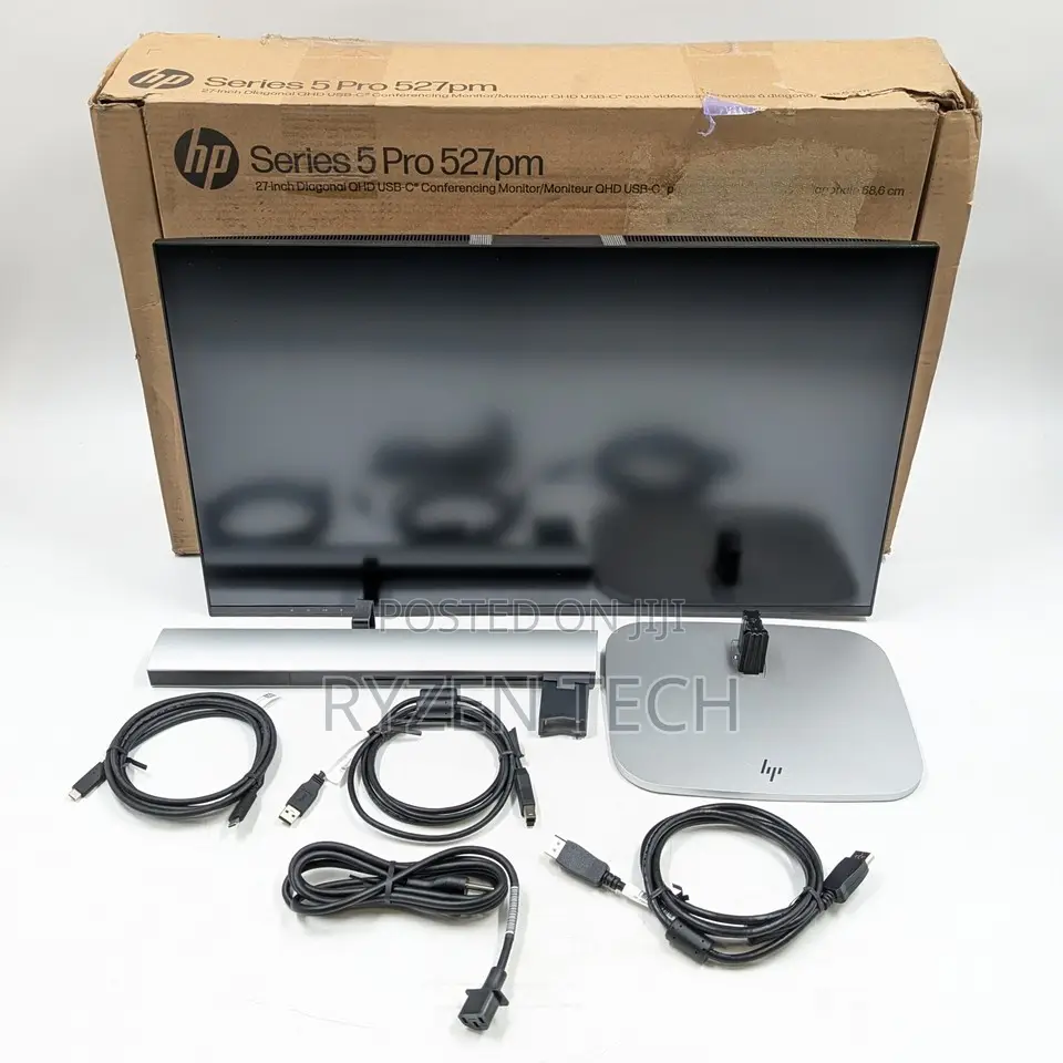 HP Series 5 Pro 27 Inch QHD USB-C Conferencing Monitor- 527pm