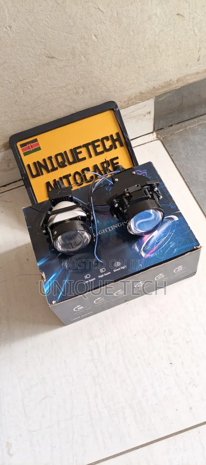Car 2.5 Inch Bi LED Projector Headlights Without Laser