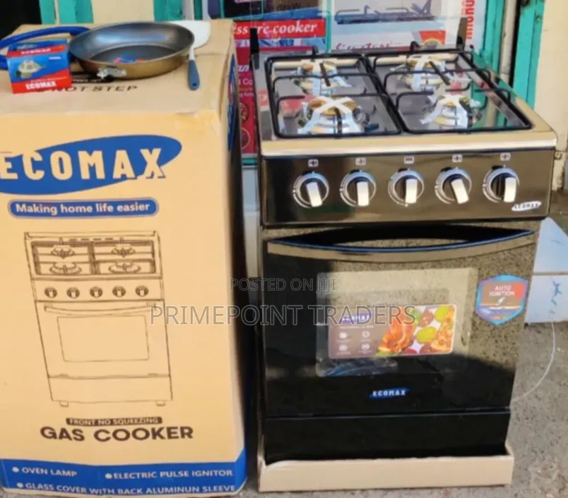 Ecomax 50×55 4-Gas Cooker With Electric Oven