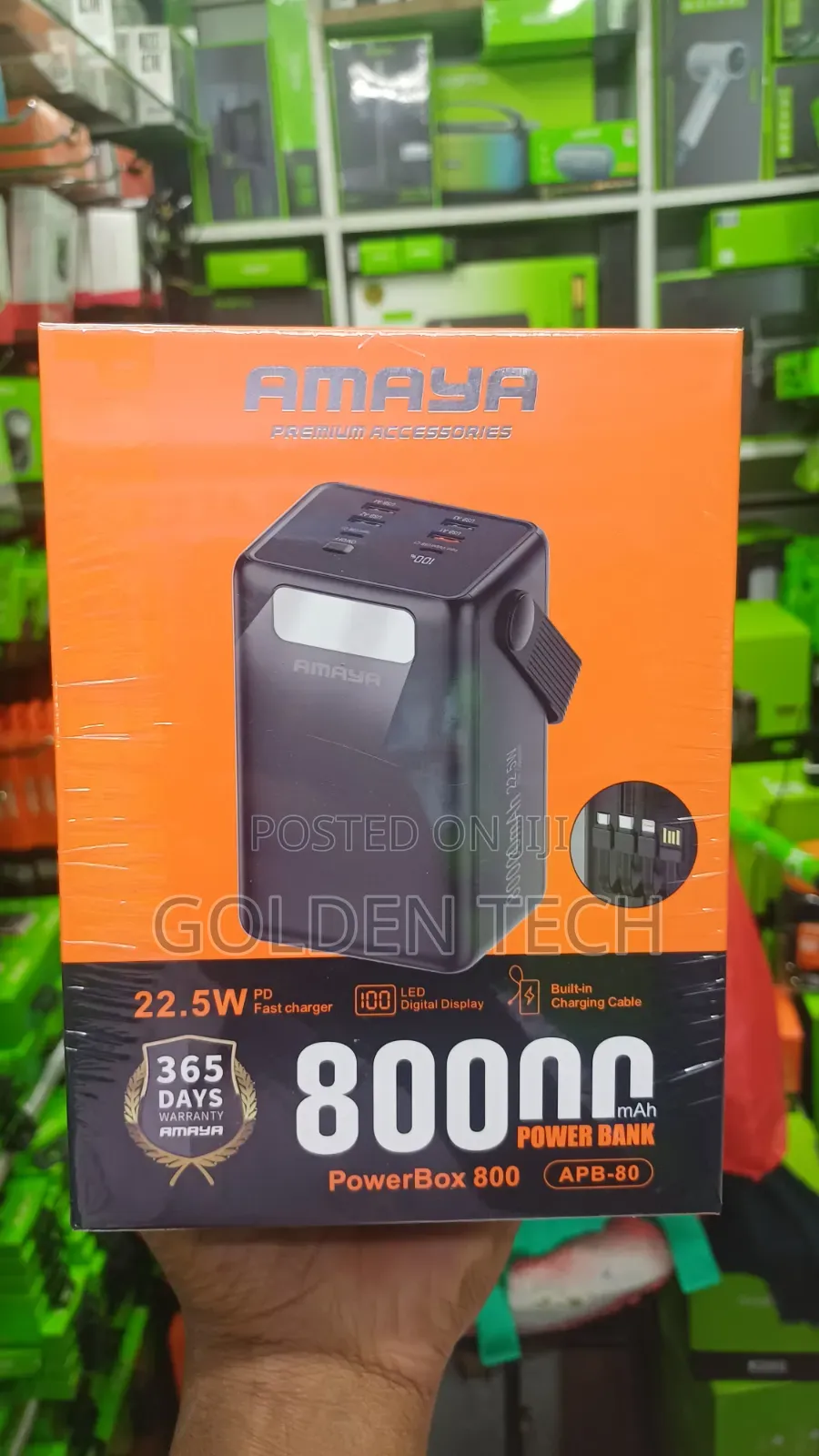 Amaya PowerBox 800 APB-80 80,000mAh 22.5W Power Bank
