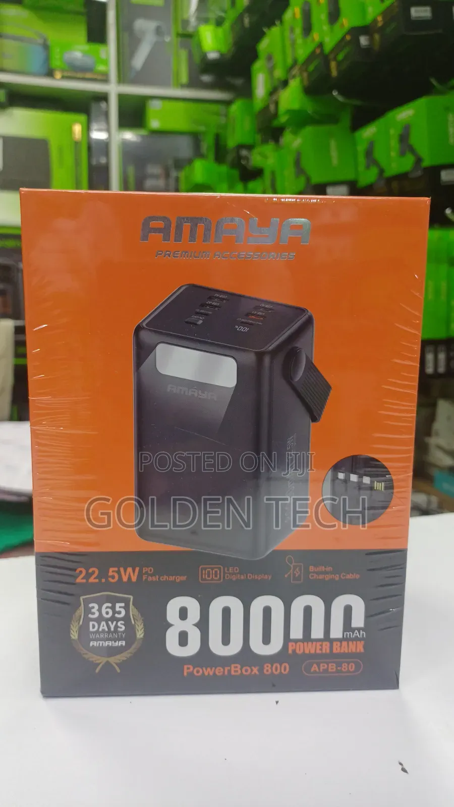 Amaya PowerBox 800 APB-80 80,000mAh 22.5W APB-80 Power Bank
